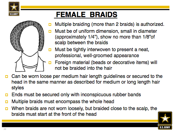 😀 Ar 670 1 female hair standards. Army releases latest policies on ...